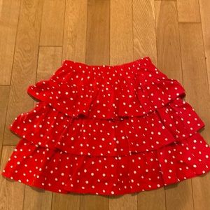 Hanna ruffle skirt with built in shorts sz 160